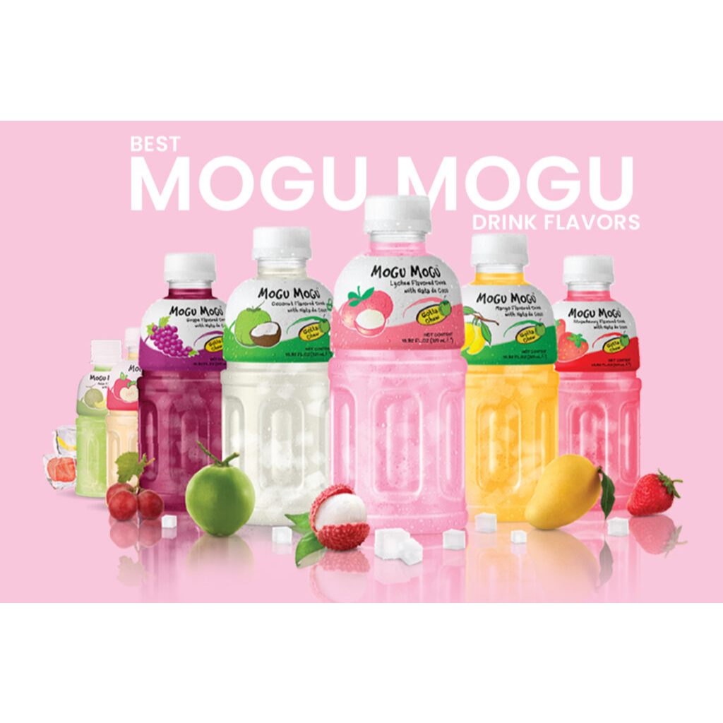 

MOGU MOGU ALL VARIAN STRAWBERRY MANGO LYCHEE DAN COCONUT 320ML