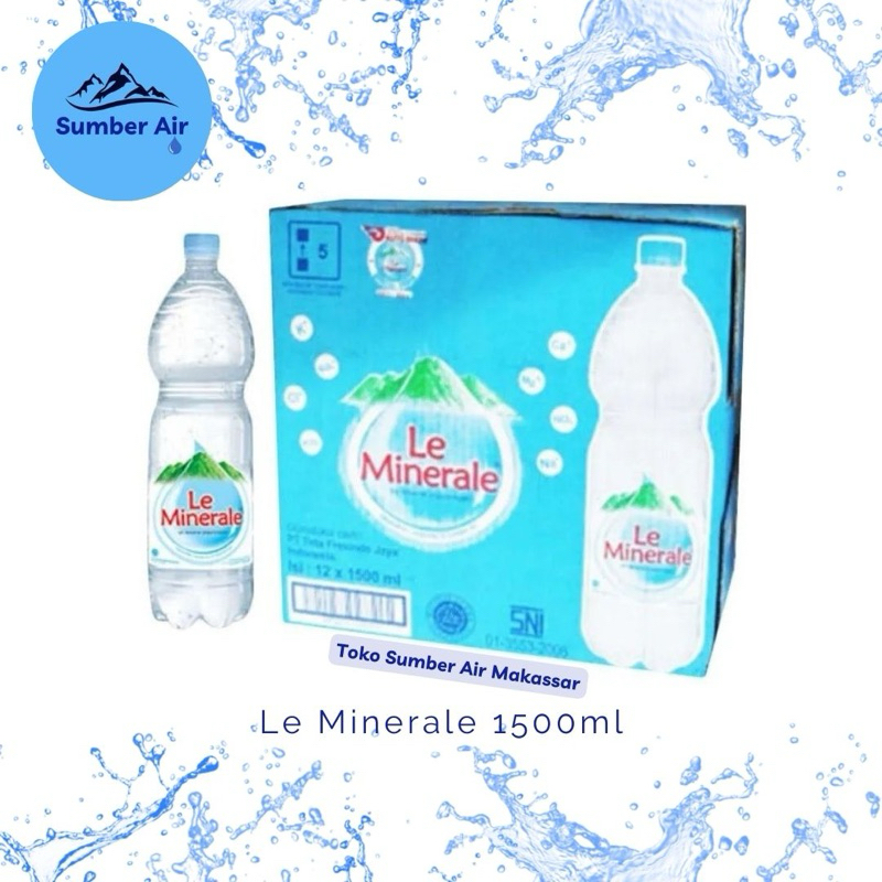 

Air Mineral Le Minerale 1500ml (1 Dus/Karton)