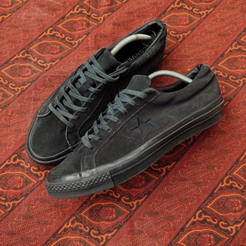 converse one star full black