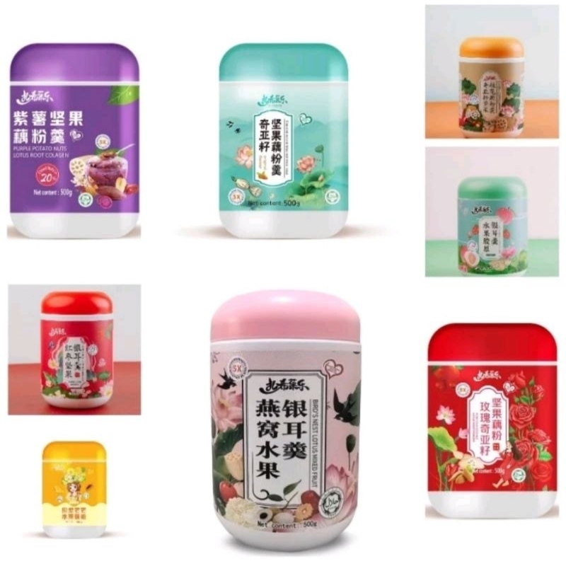 

Oufen Lotus Roof Powder Special Collagen /OUFEN Akar Teratai 500gr Halal