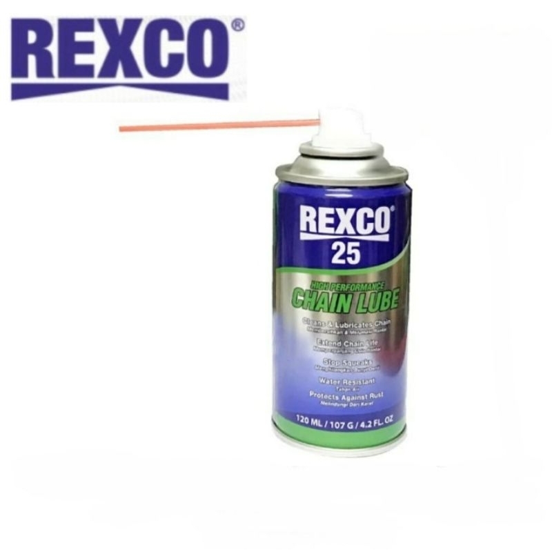 REXCO25 120ml CHAIN LUBE PELUMAS RANTAI SEPEDA MOTOR 120 ml REXCO 25 REXCO-25 120ML