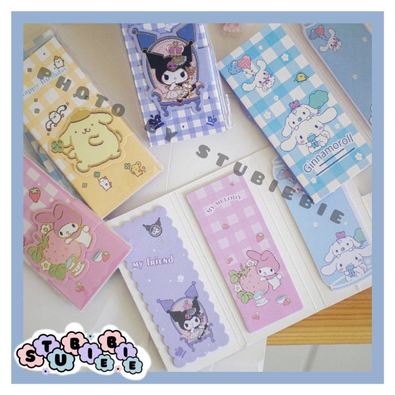 

SN02 STICKY NOTE SANRIO MODEL LIPAT ISI MOTIF WARNA ALAT TULIS LUCU KARAKTER JAPAN Buku Memo Karakter kertas