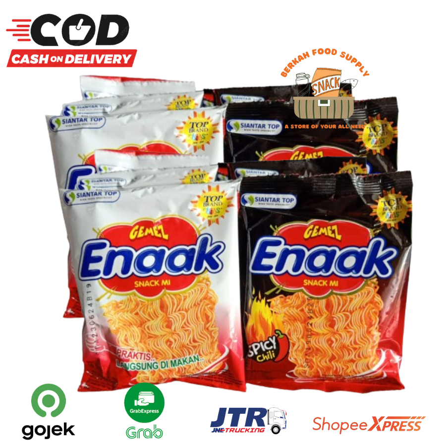 

( BERKAH ) MIE GEMEZ ENAAK Renceng isi 10 x 18gr Mie Gemes Enak Rencengan snack cemilan anak murah mie kriuk