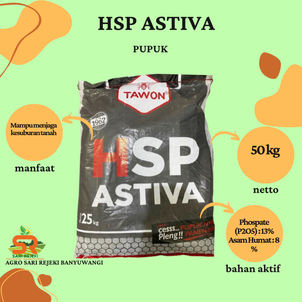 PUPUK HSP ASTIVA 25KG TAWON