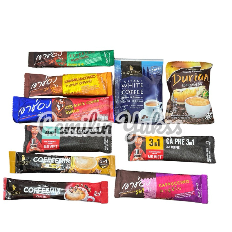 

Minuman Sachet [Eceran] Kopi Instant Thailand Malaysia Vietnam Snack Import Eceran