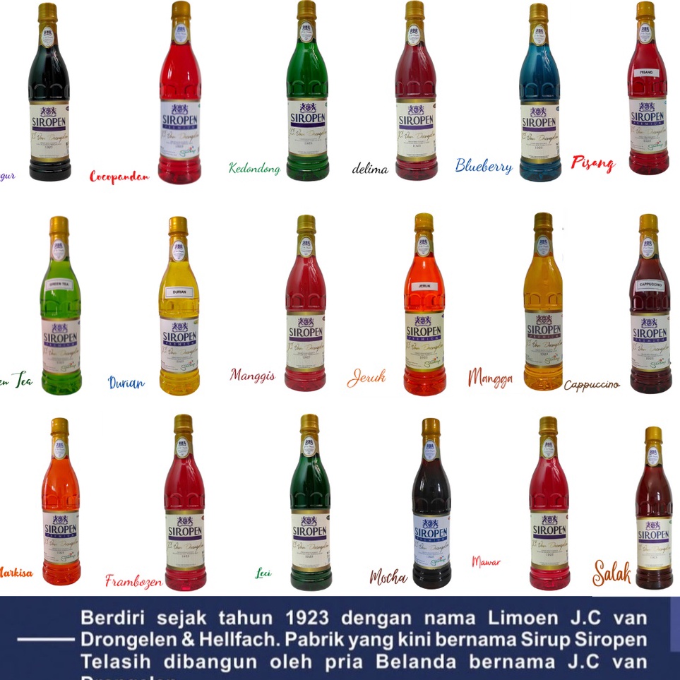 

KODE RAZK Siropen Premium 7ml Sirup Restoran Cafe Aneka Rasa