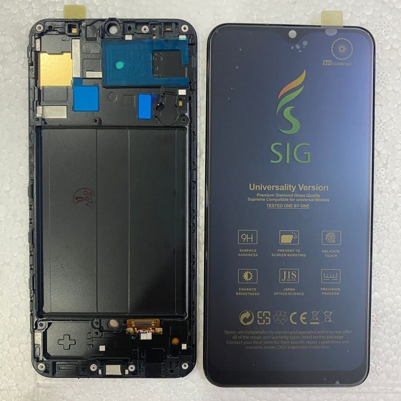 LCD SAMSUNG A50/A50S OLED PLUS FRAME FULLSET