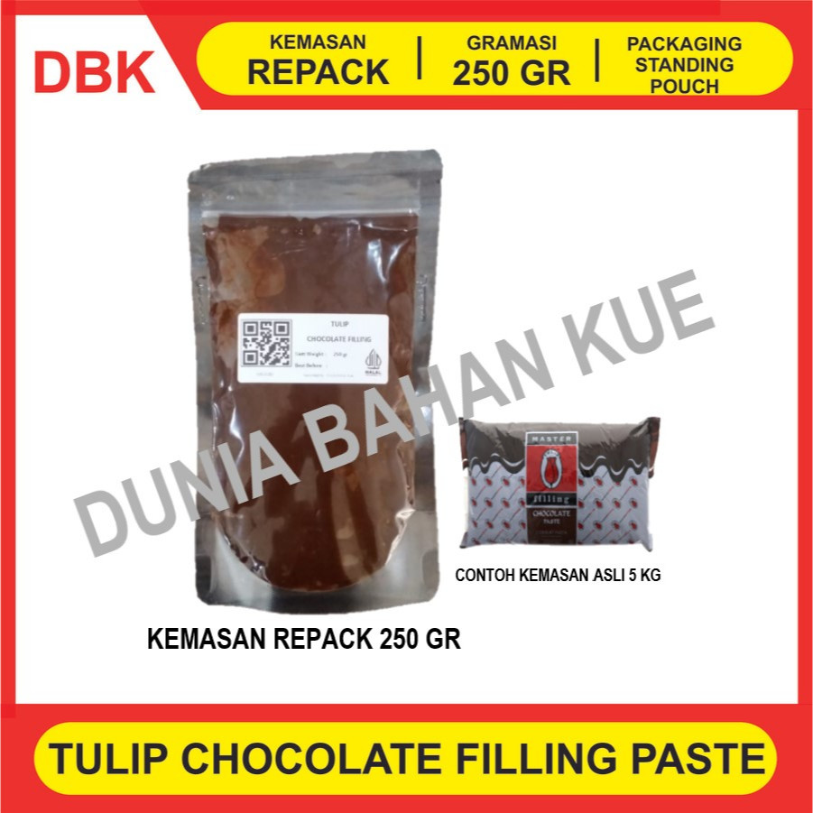 

TULIP COKLAT FILLING / SELAI COKELAT ISIAN REPACK 250 GR