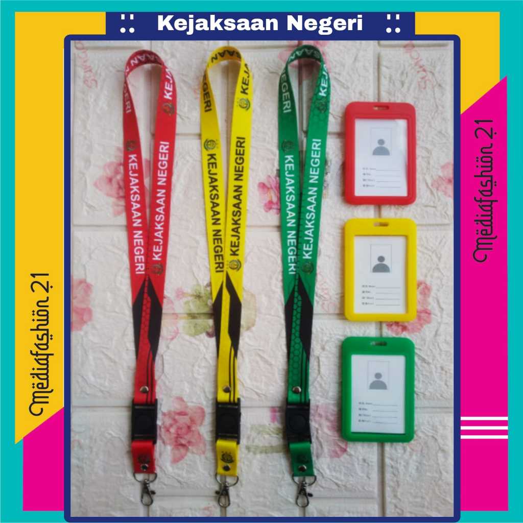 

Lanyard Tali Gantungan ID Card Kejaksaan Negeri Free Strap Gantungan Flashdisk