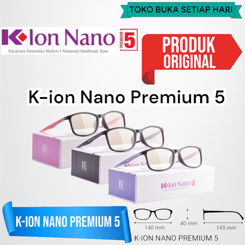 Kacamata K Ion Nano Premium 5 ORIGINAL Kacamata Kesehatan K_ion Nano 5 P5