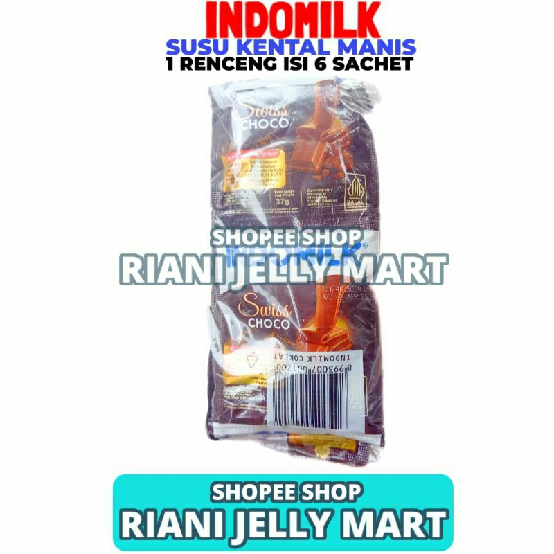 

Susu Kental Manis Indomilk Coklat 1 Renceng Isi 6 Sachet 37gr