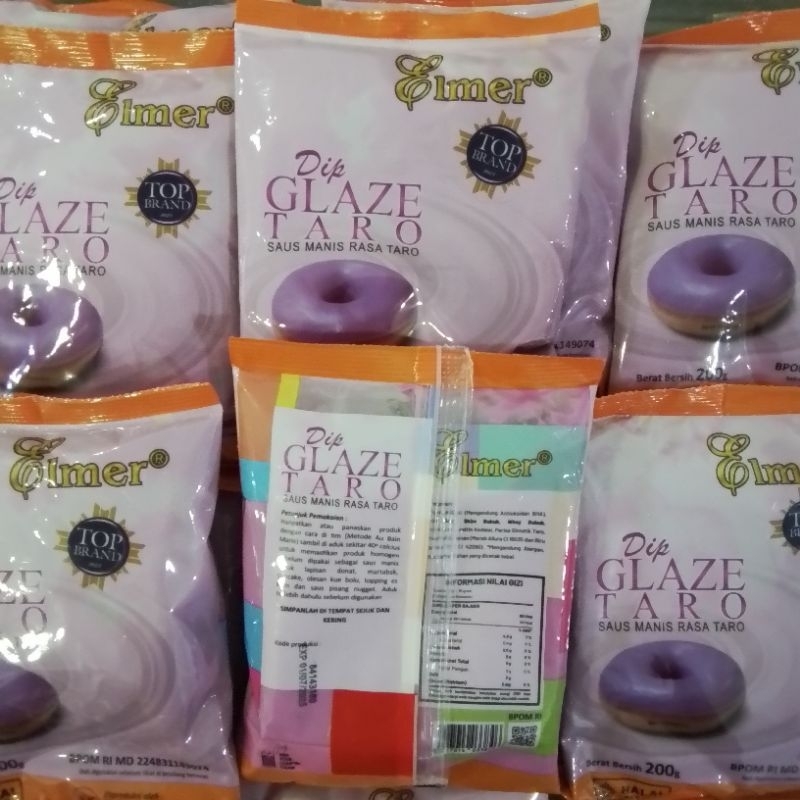 

Elmer Dip Glaze Selai Taro 200g