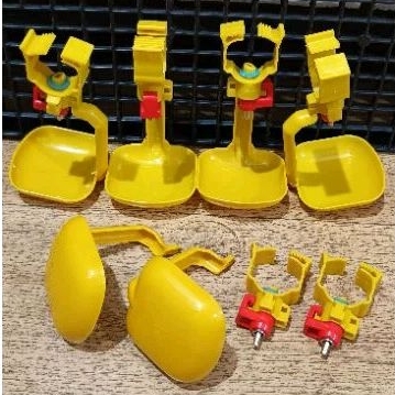 Niple drinker ayam petelur A9 + mangkok warna kuning