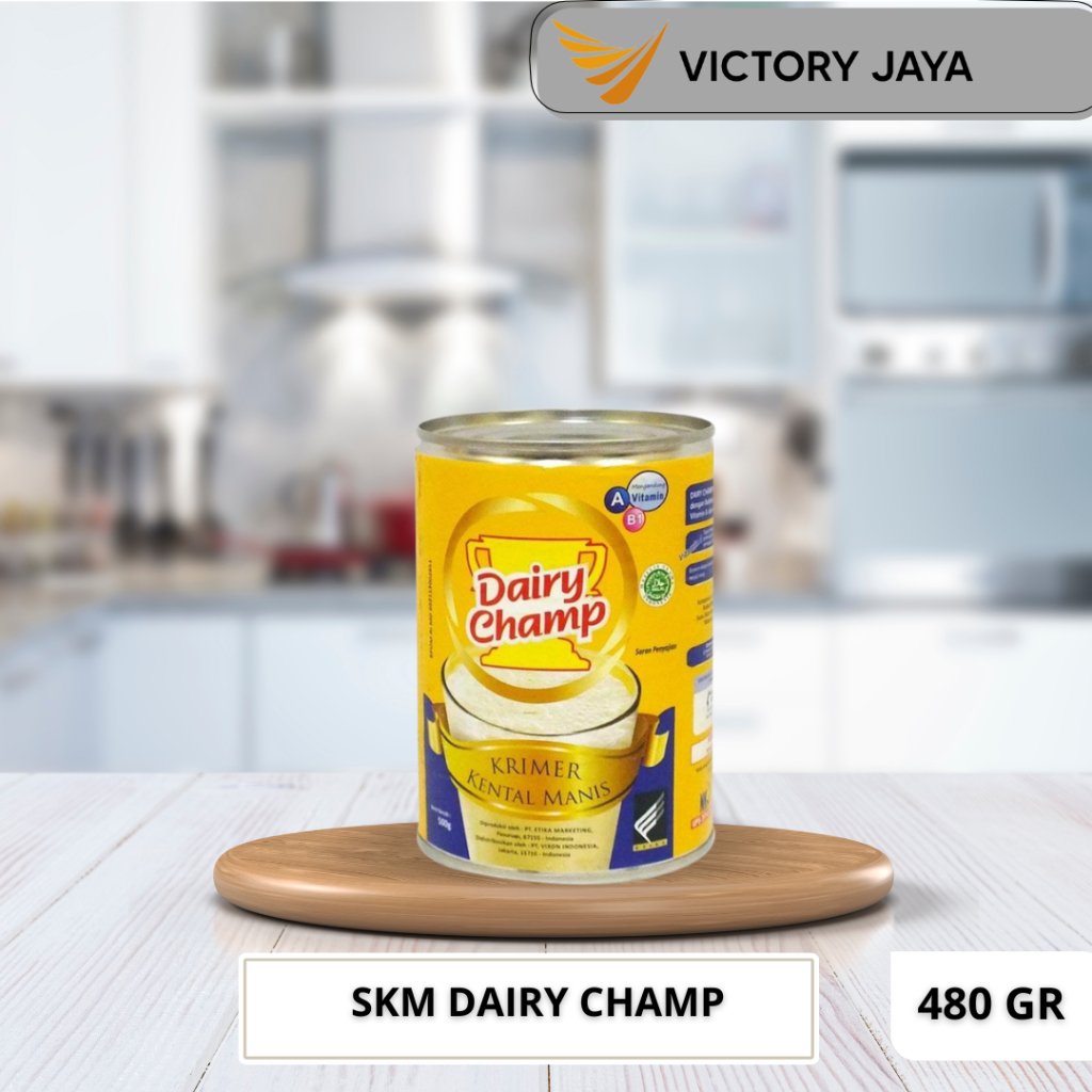 

Dairy Champ 480gr Eceran Susu Krimer Kental Manis SUSU KENTAL MANIS DAIRY CHAMP 480g