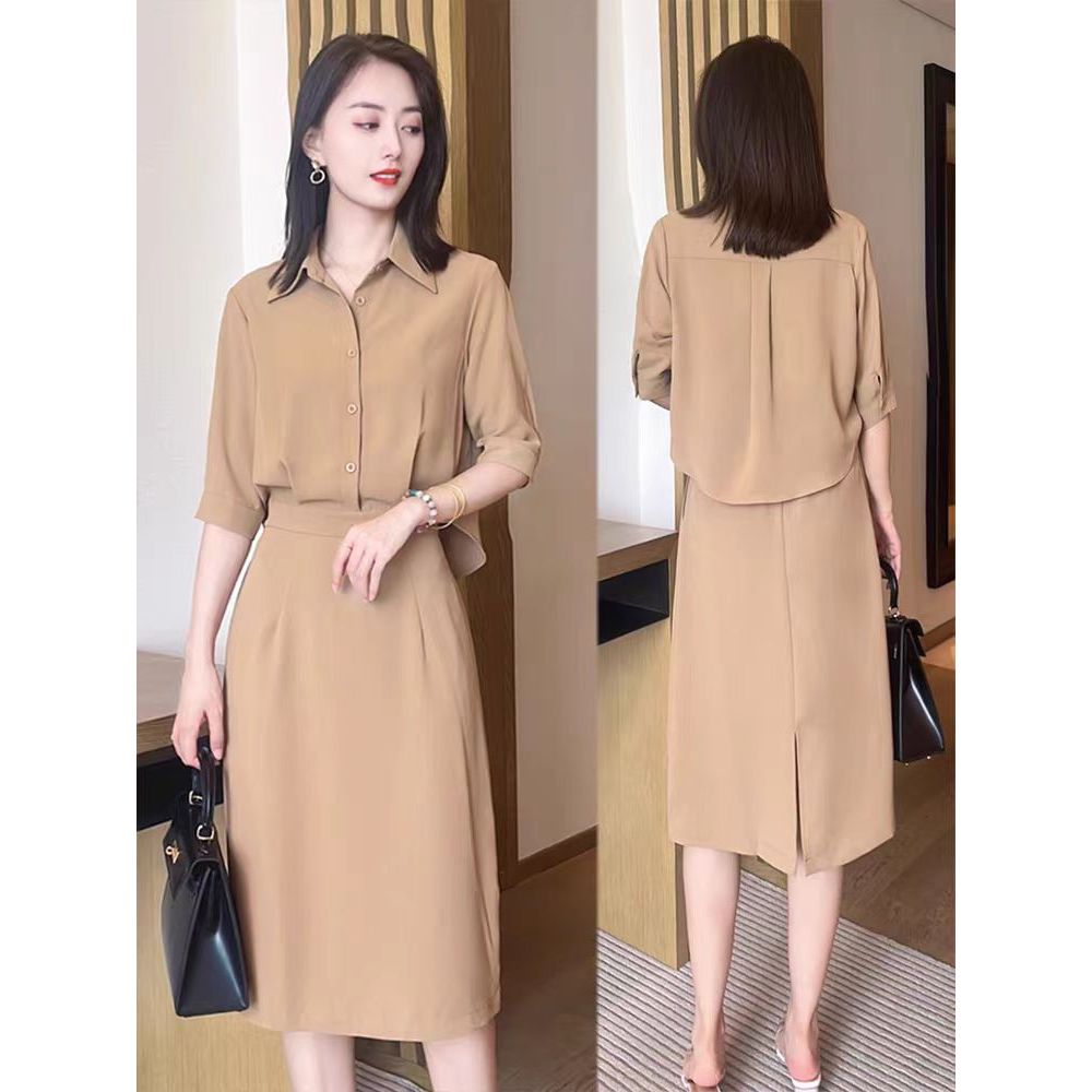 【Ready】Korean Dress Casual Dress/Long Dress Hitam Polos
