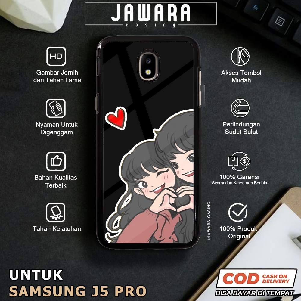 Case Samsung J5 Pro Casing Samsung J5 Pro [COUPLE] Premium Glossy Case Hp Samsung Jawara Casing Hp S