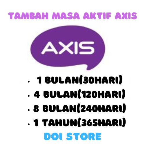 Perpanjang Masa Aktif Axis Murah
