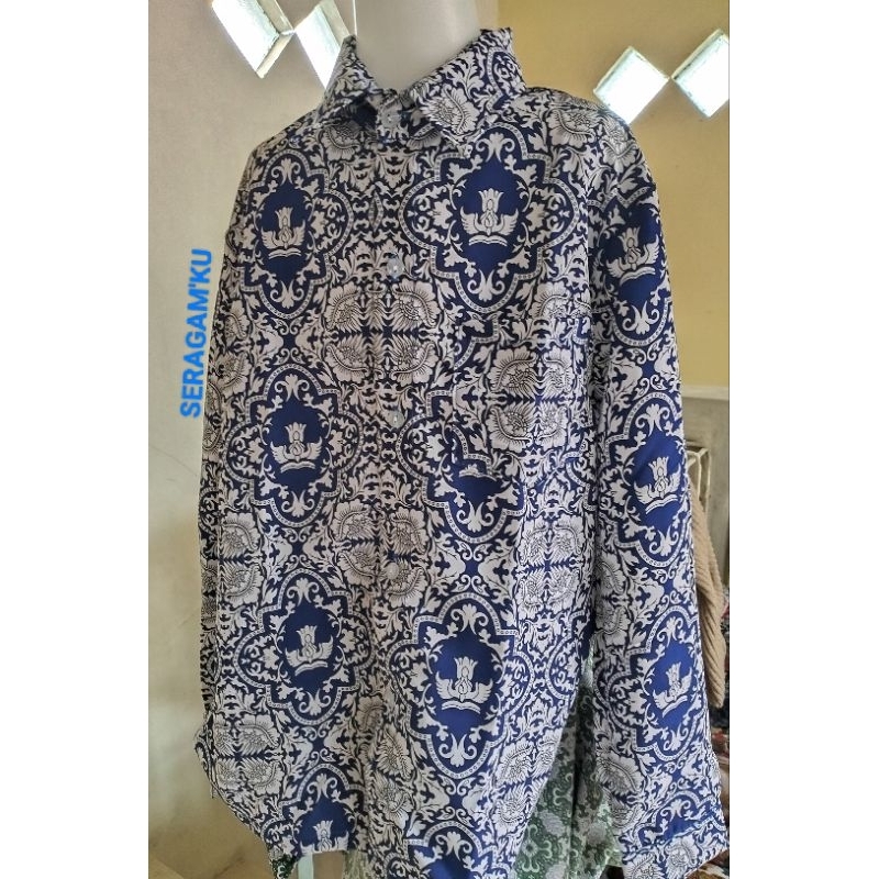 POI BATIK SMP/BATIK SMP MOTIF BANGSA BIRU