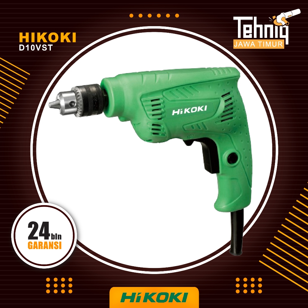 Mesin bor listrik Hikoki D 10 VST / Electric drill