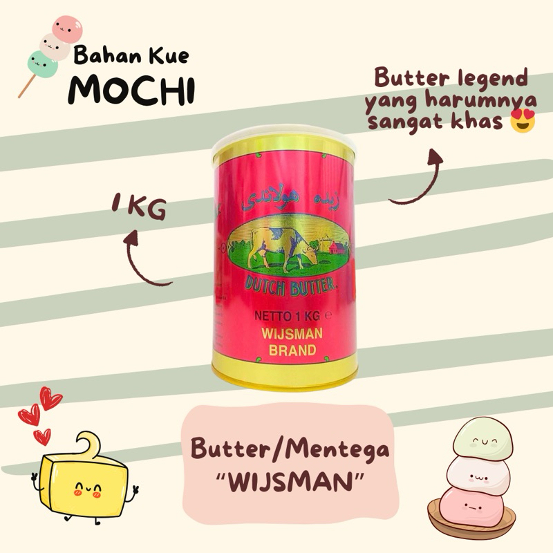 Mentega Wijsman 1 KG / Wijsman Butter 1 KG