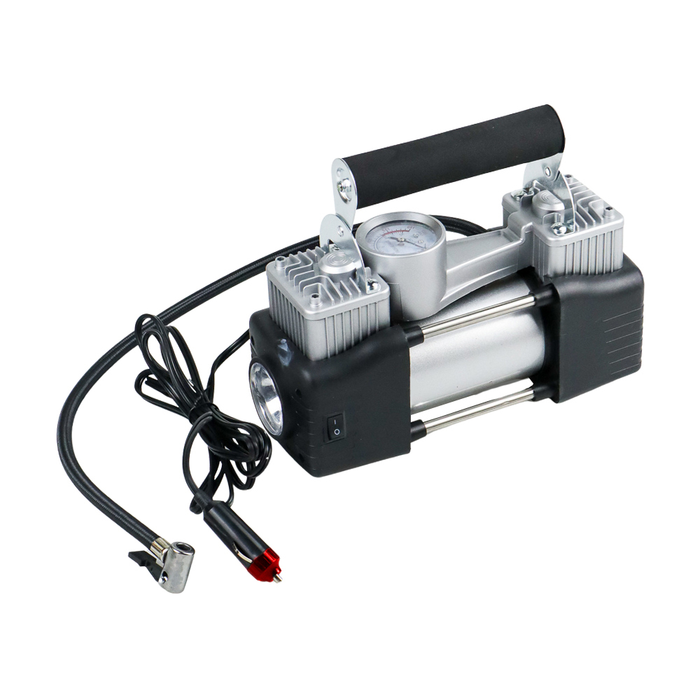 Terbaru Pompa Ban Compressor Double Cylinder 12V 150 Psi - 628-4X4