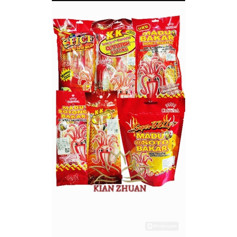 

Crowna Cemilan Sotong Madu Import Halal