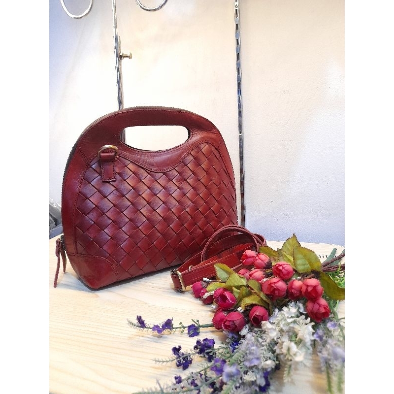 tas anyam rengganis/ tas wanita