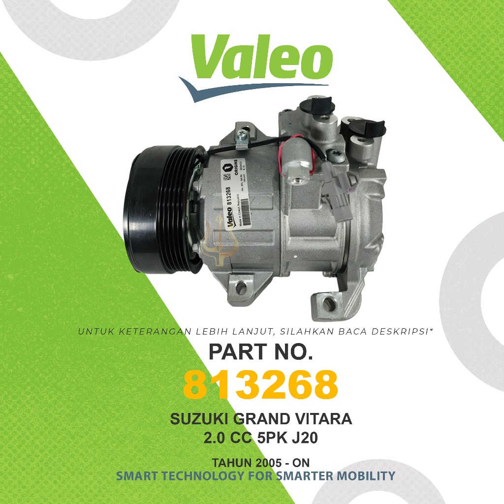 Compressor compresor kompresor Valeo AC MOBIL Grand VITARA J20 2005 2000cc Suzuki Escudo 06 5PK orig