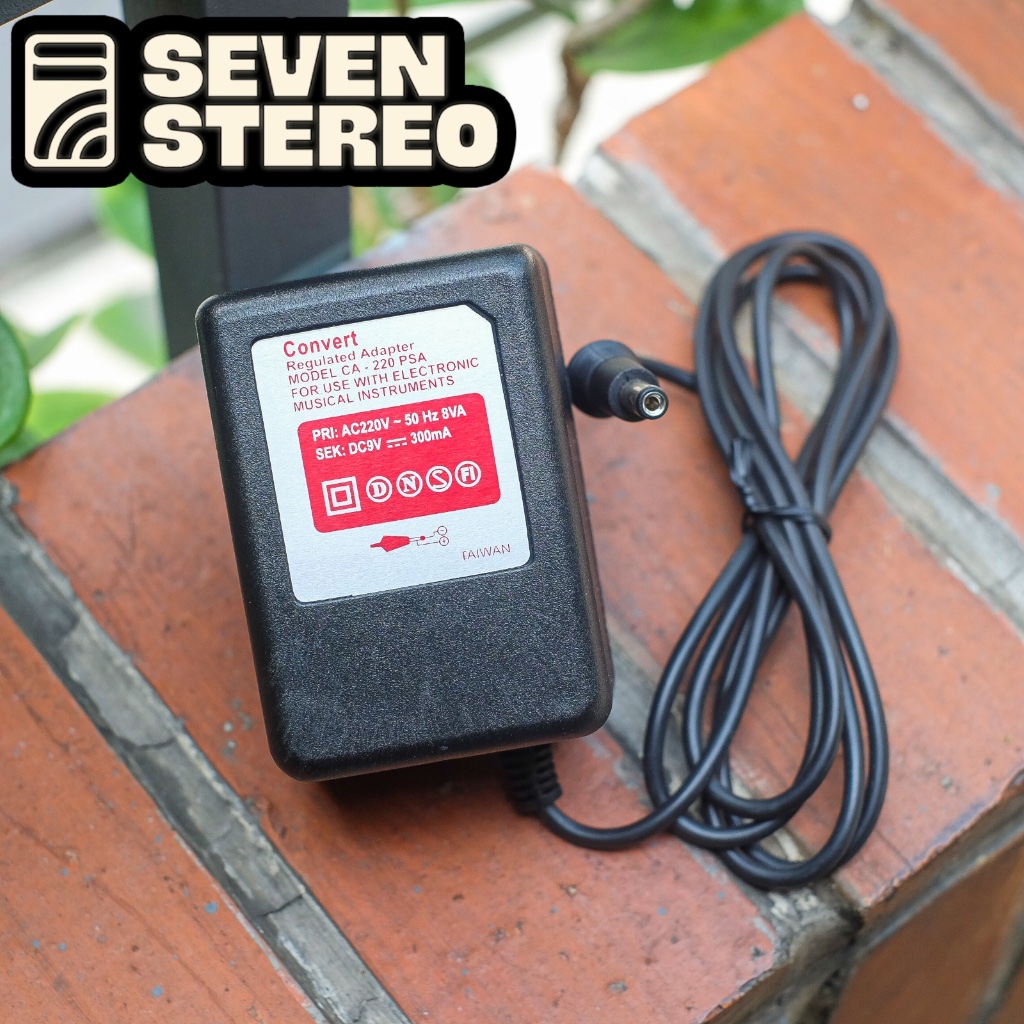 Convert Adaptor 9V [ Untuk Efek Gitar dll ]