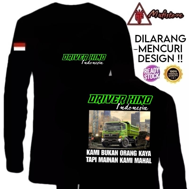KAOS DRIVER MUDA HINO BAHAN ADEM TERBARU