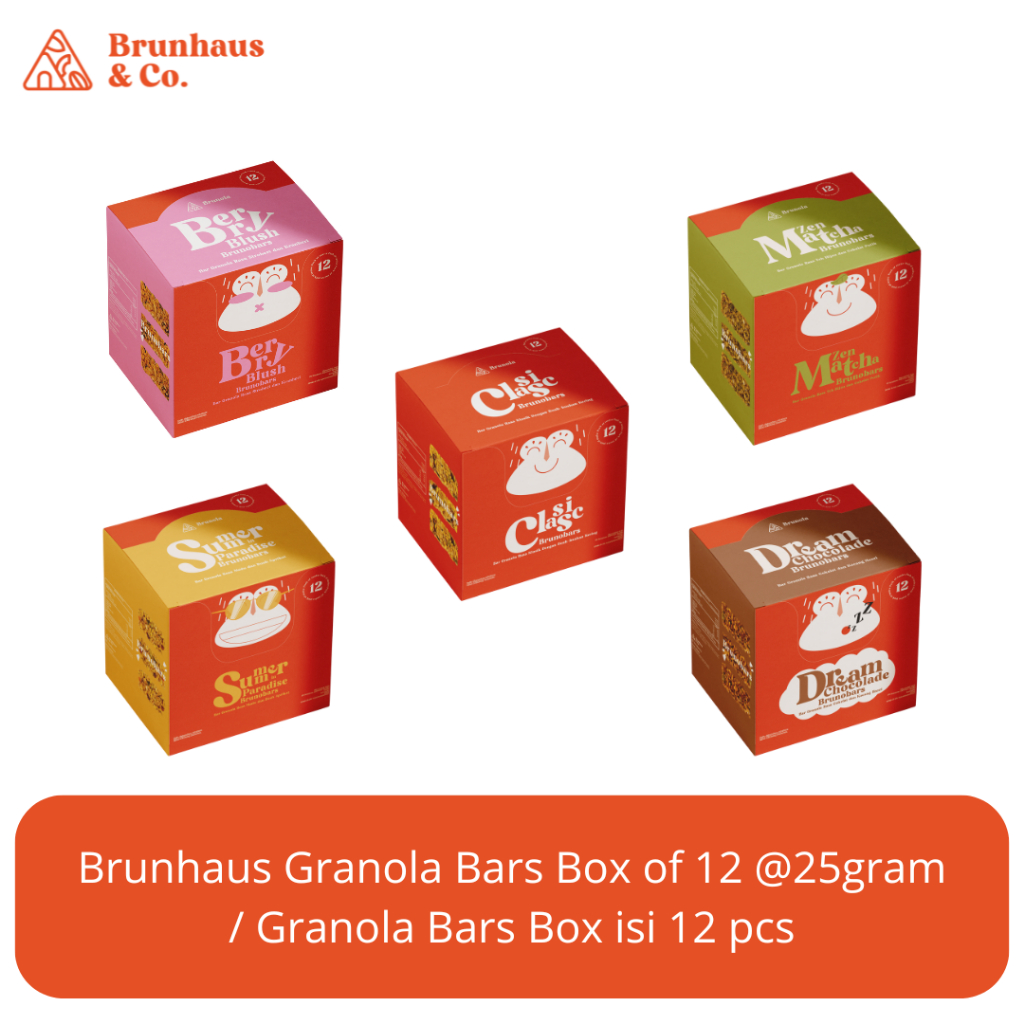 

Brunhaus Brunobar 25gr Energy Bar Oat Bar Cemilan Gandum Oat