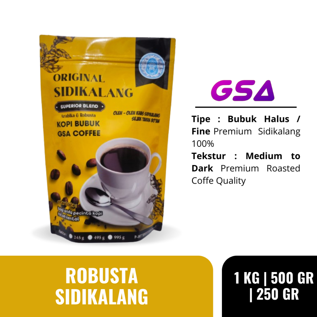 

Kopi Robusta Murni 500 Gr | Kopi Sidikalang Asli Medan Original | Kopi Bubuk Murni 500Gr Kopi Hitam