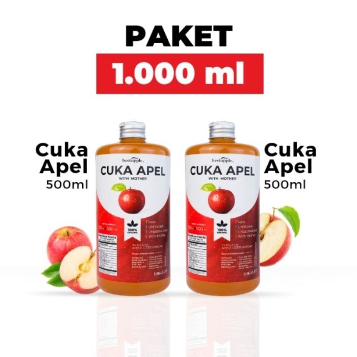 

Paket Hemat Cuka Apel Original / Diet Detoks / Apple Cider Vinegar / Toner Wajah Alami