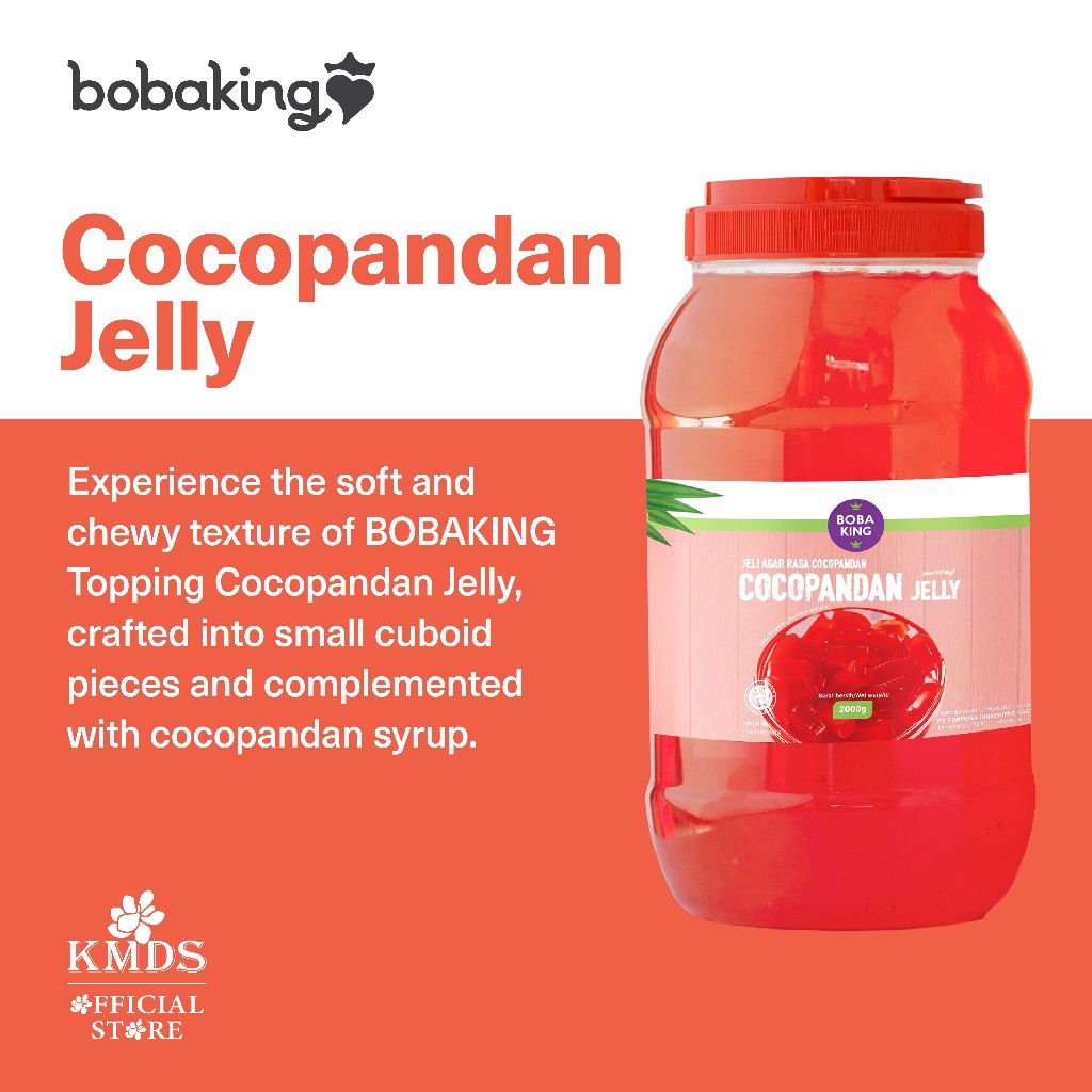 

BOBAKING COCOPANDAN JELLY 2KG