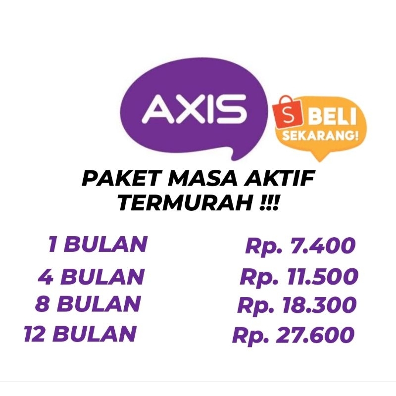 TAMBAH MASA MASA AKTIF AXIS