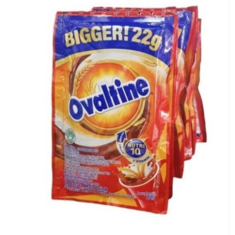 

Ovaltine Sachet 20gr 1 Renceng isi 10pcs - Ovaltine Sachet (10Pcs)