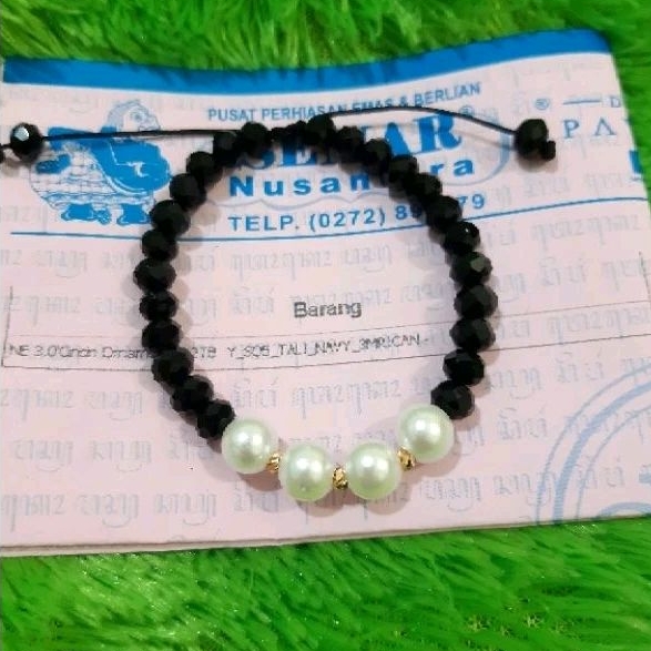 Gelang Ceko Variasi Mutiara emas3pc 0,1gram//0,2gram Semar Nusantara
