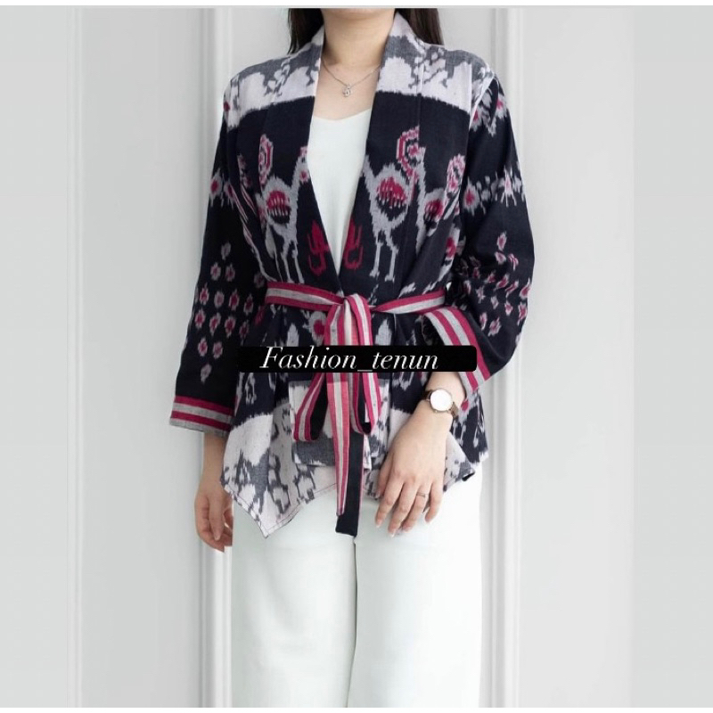 RAHAYU BLAZER TENUN / OUTER WANITA / OUTER BATIK / JAS WANITA / BAJU KANTOR / SERAGAM KANTOR / OFFIC