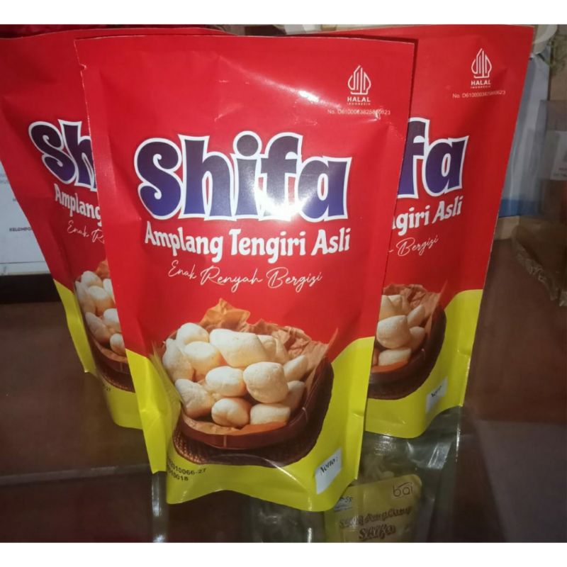 

KERUPUK AMPLANG TENGGIRI 100 Gram, kerupuk amplang asli olahan rumahan produk original