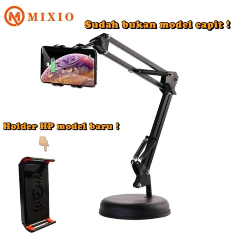 Lazypod S77 Holder Meja Stand liftable phone holder 360