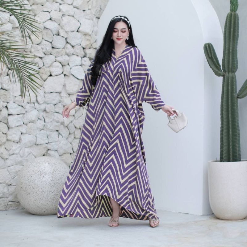 Kaftan Zigzag Kaftan Rayon Jumbo Gamis Rayon Premium Gamis Terbaru Kaftan Rayon Super