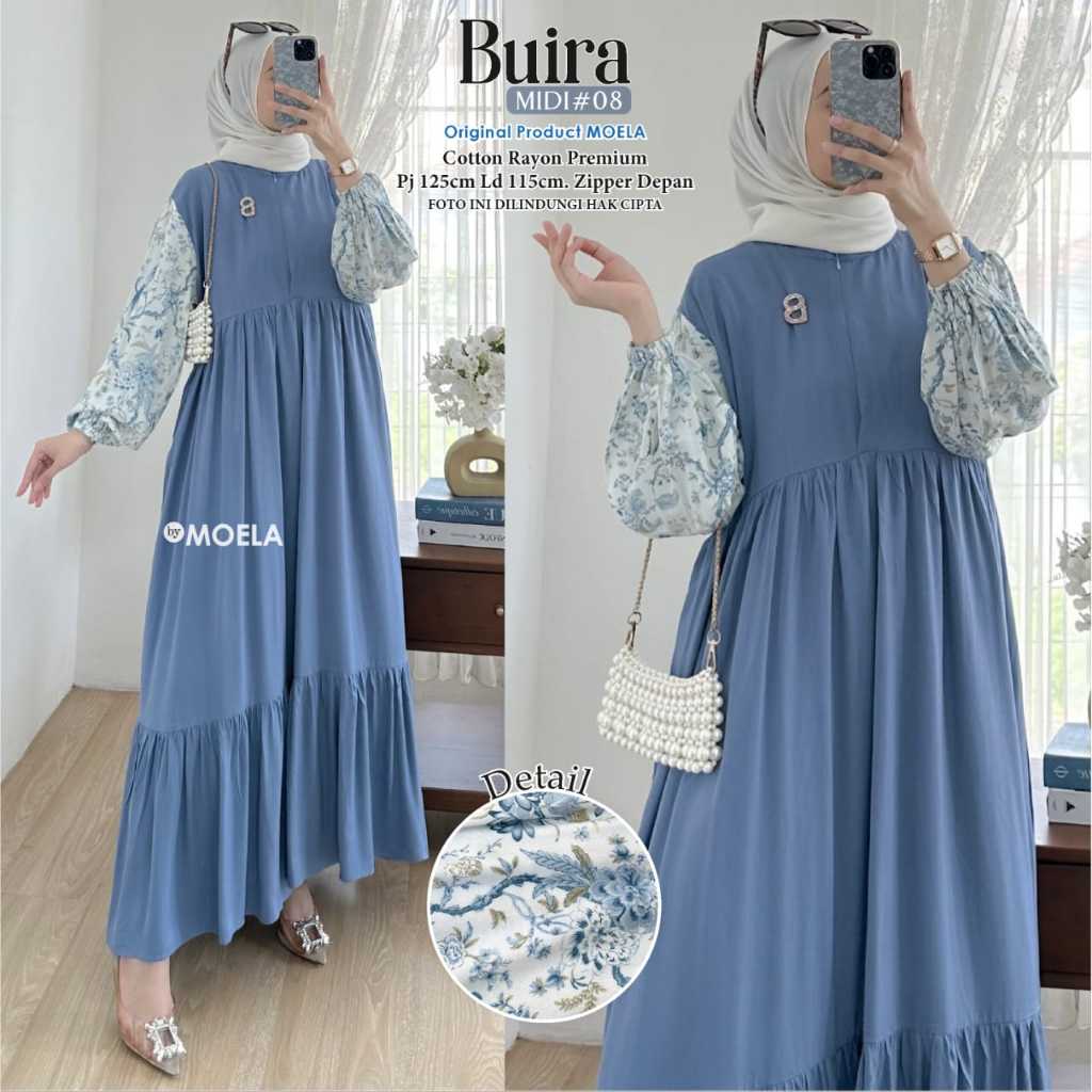 Buira midi dress Original Moela