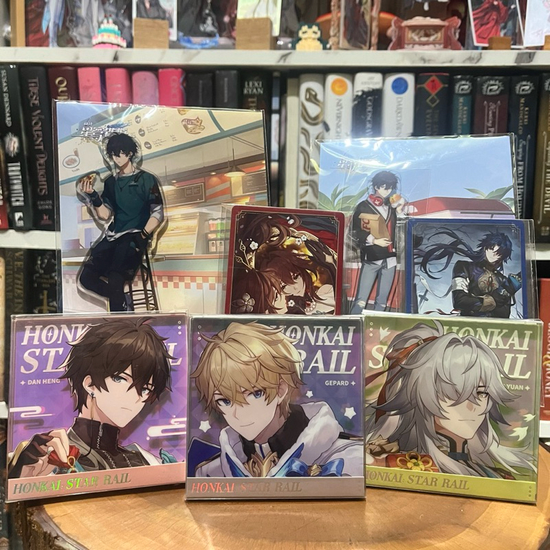 Official Honkai Star Rail HSR Dan Heng Collab Jing Yuan Gepard Blade Ruan Mei Tiket Standee Jewel bl