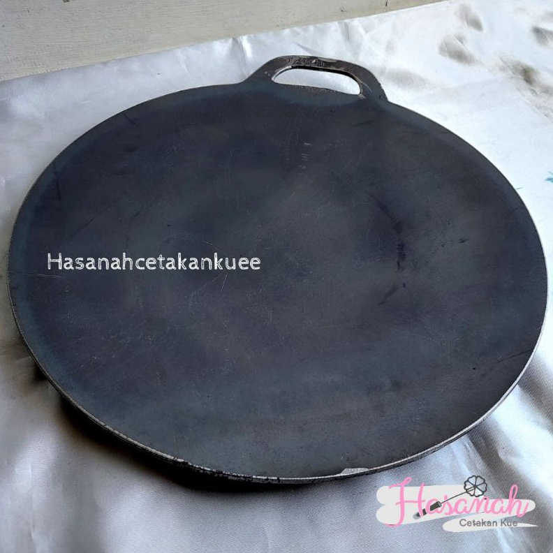 PROMO BESAR Wajan  Kuali  Loyang Martabak Telor 5 cm Plat Besi Baja Tebal