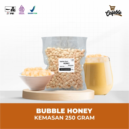 

Itpin Tapioca Pearl Bubble Boba Honey Madu kemasan 250 gram