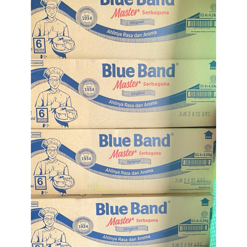 

1 Karton blue band master serbaguna ORIGINAL 4,5kg ( 4 BOX )