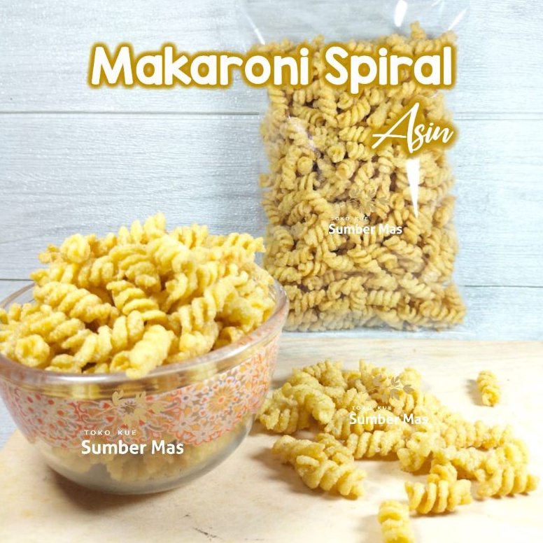

Termurah MAKARONI SPIRAL ASIN 5gr MACARONI SPIRAL MAKRONI KILOAN
