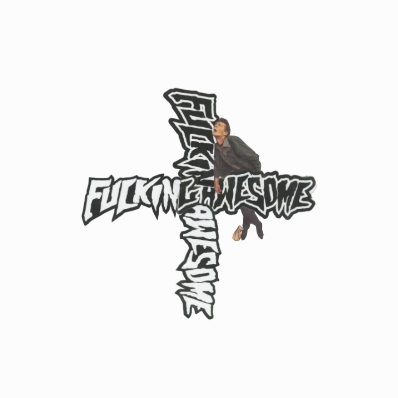 

sticker Fucking Awesome hobo stiker brand streetwear clothing