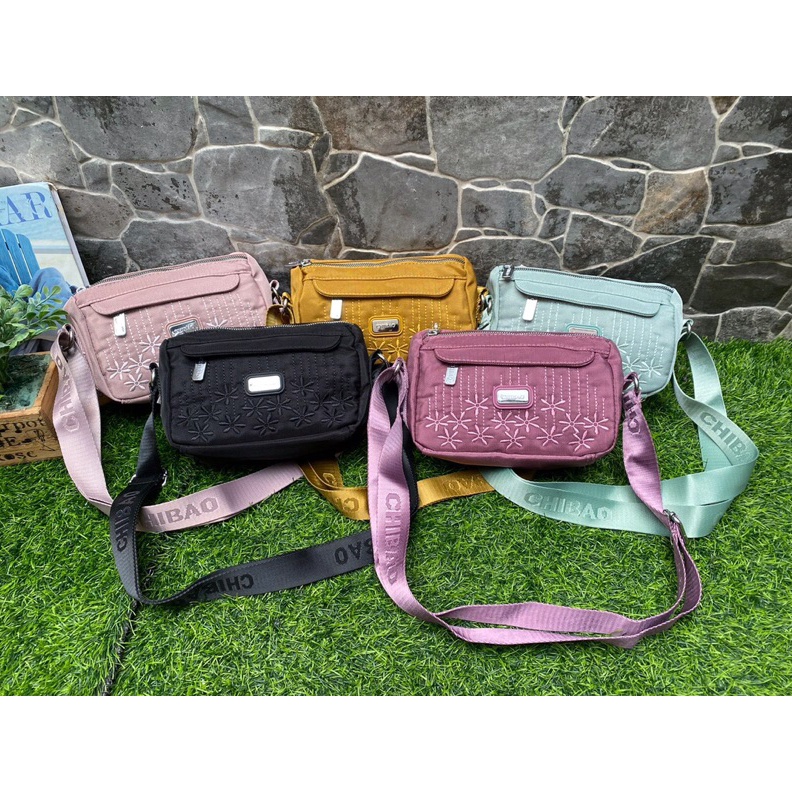 TREND Restok tas chibao kanvas best seller banget 44 bahan kanvas bordir baru