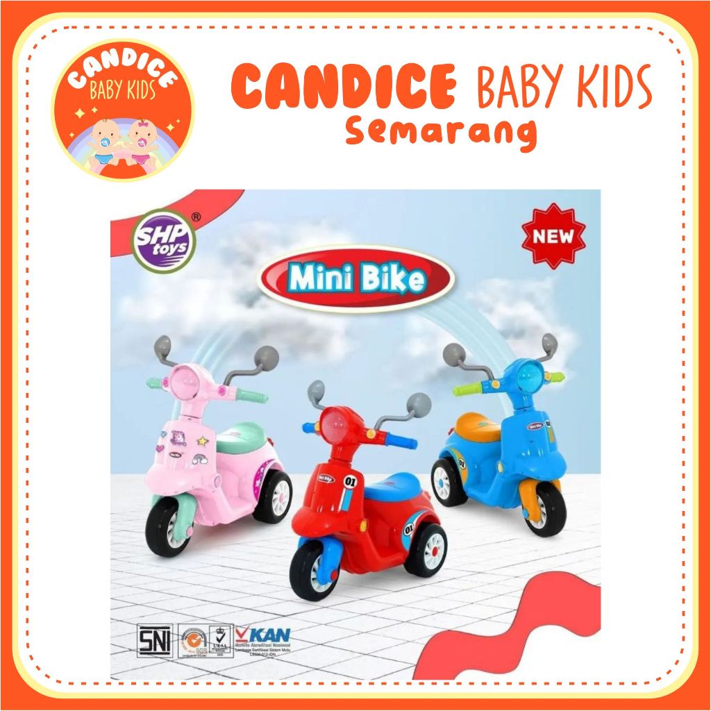 MAINAN ANAK SCOOPY MINI BIKE MB 691 SHP TOYS